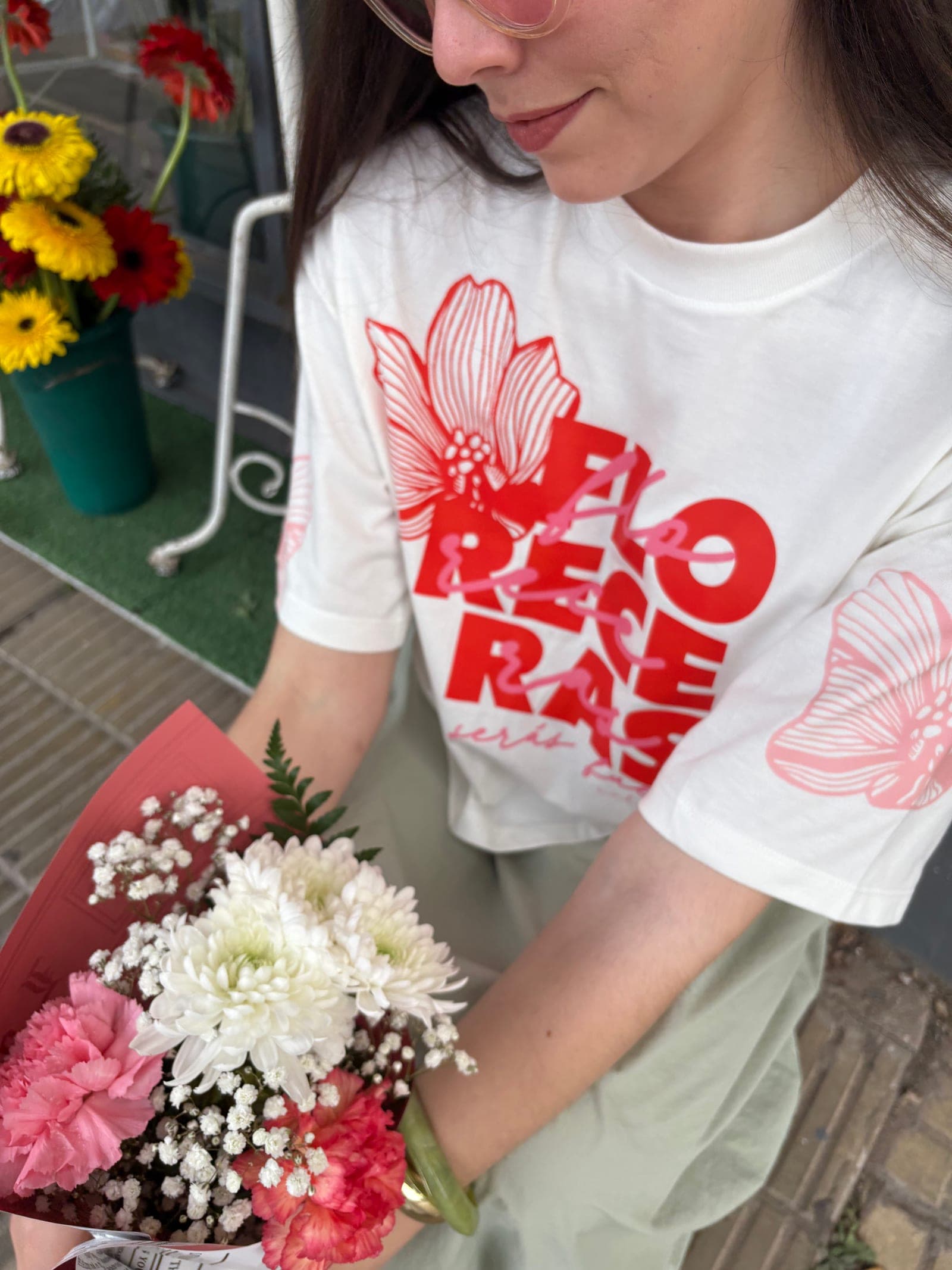 Remera Floreceras