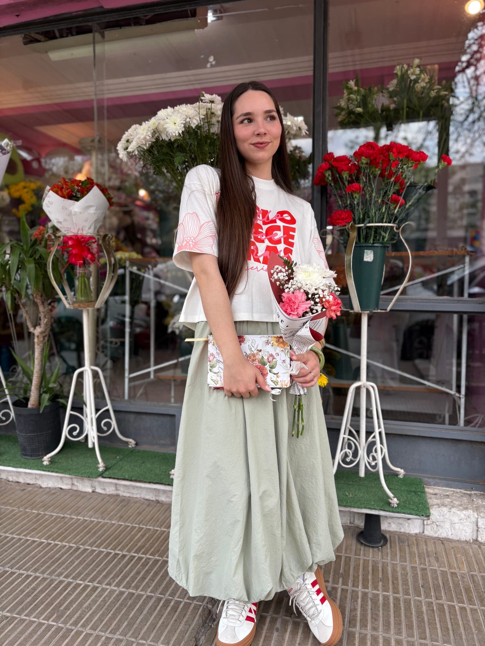 Remera Floreceras