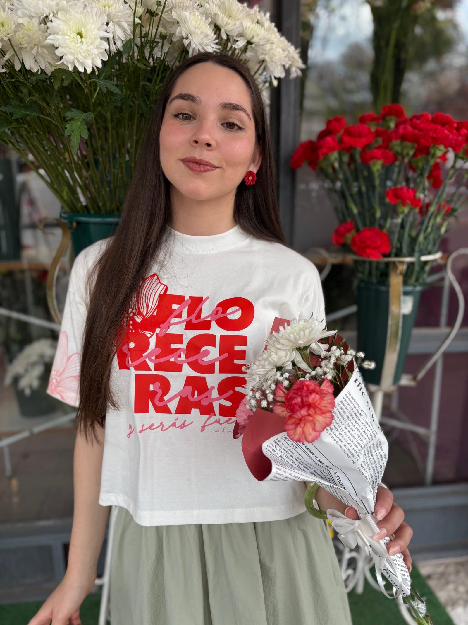 Remera Floreceras