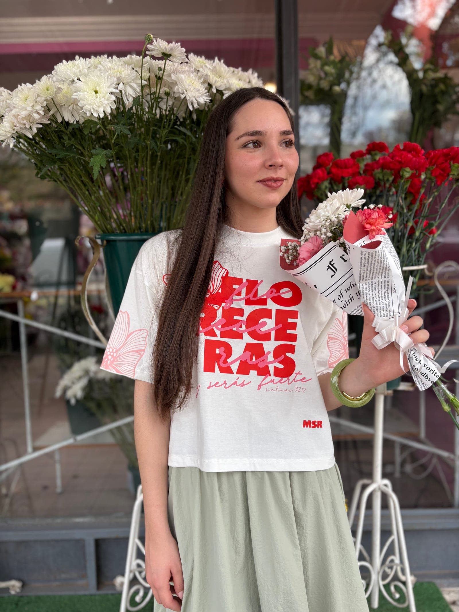 Remera Floreceras